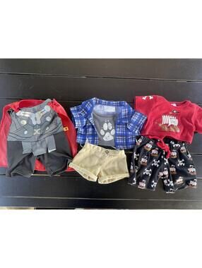Build A Bear BAB Lot Clothes Boy Outfits Pirates & Superhero